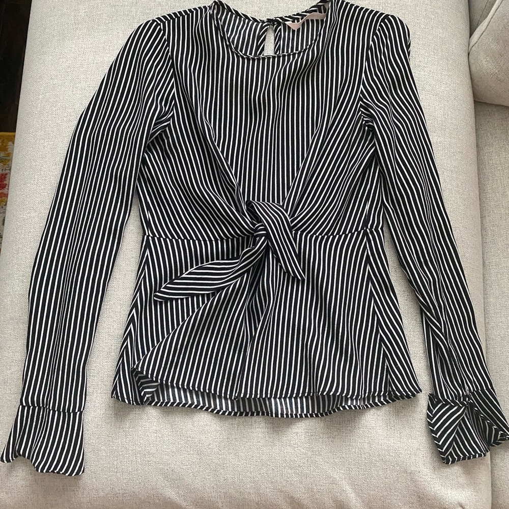 Zara XS striped blouse